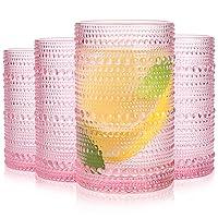 Algopix Similar Product 5 - abrwyy Pink Hobnail Glasses Drinking