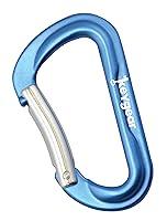 Algopix Similar Product 15 - KeyGear 1.0 Aluminum Carabineer, Blue