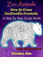 Algopix Similar Product 20 - Zen Animals How to draw zendoodle