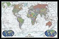 Algopix Similar Product 16 - National Geographic World Wall Map 