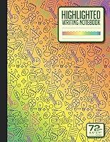 Algopix Similar Product 19 - Highlighted Writing notebook Rainbow