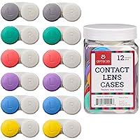 Algopix Similar Product 10 - Contact Lens Cases 12 Pack  Assorted