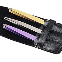 Algopix Similar Product 13 - Amaok Premium 3 Tip Tweezers Set with