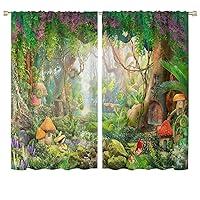 Algopix Similar Product 10 - BenYaSong Enchanted Forest Curtain