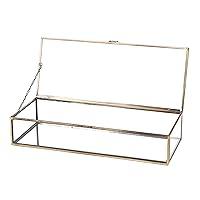 Algopix Similar Product 17 - MyGift Glass Jewelry Box Vintage Style