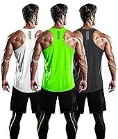 Algopix Similar Product 17 - DRSKIN Mens 3 Pack Dry Fit YBack