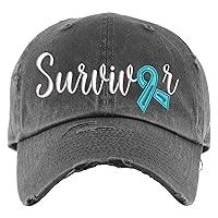 Algopix Similar Product 10 - Cancer Survivor Hat  Custom Cancer