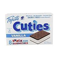 Algopix Similar Product 12 - Tofutti Vanilla Cuties Ice Cream Bars