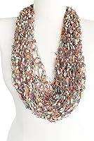 Algopix Similar Product 9 - Infinity Scarf Pink Orange Green