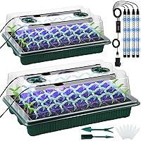 Algopix Similar Product 20 - Saillong 2 Packs Seed Starter Tray with