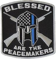 Algopix Similar Product 8 - Blessed are The Peacemakers Thin Blue
