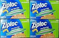 Algopix Similar Product 15 - Ziploc Sandwich Bags 150 Count Pack