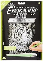 Algopix Similar Product 2 - Royal Brush Silver Foil Engraving Art