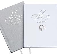 Algopix Similar Product 4 - FLUYTCO Wedding Vow Book Keepsakes 2