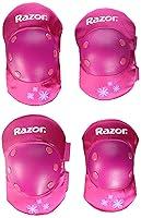 Algopix Similar Product 7 - Razor Child Elbow and Knee Pad Set, Pink