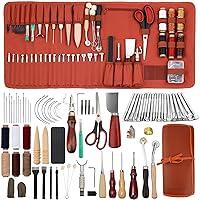 Algopix Similar Product 16 - Dorhui 194 Pieces Leather Working Tools
