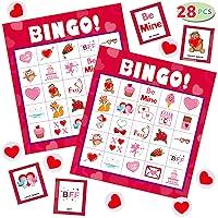 Algopix Similar Product 3 - JOYIN Valentines Day Bingo Game Cards
