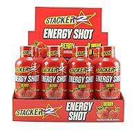 Algopix Similar Product 7 - Stacker 2 Energy Shots Berry 12 Shots