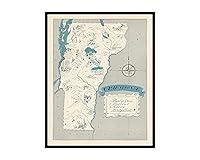 Algopix Similar Product 2 - Poster Master Vintage Map Poster 