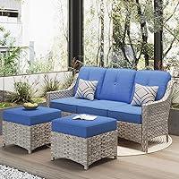 Algopix Similar Product 14 - ovios 3 Piece Outdoor Patio Furniture