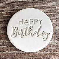Algopix Similar Product 13 - Happy Birthday Fondant Embosser or