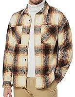 Algopix Similar Product 5 - JMIERR Mens Flannel Jackets for Men