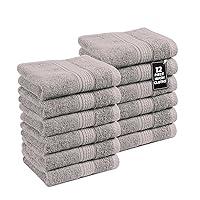 Algopix Similar Product 1 - LANE LINEN Washcloths 12 Pack  100