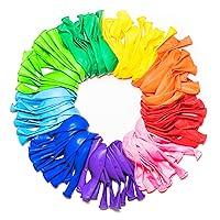 Algopix Similar Product 10 - Dusico Balloons Rainbow Set 100 Pack