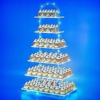 Algopix Similar Product 2 - Aseem 5Tier 6Tier Acrylic Cupcake