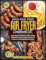 Algopix Similar Product 1 - Ninja Dual Zone Air Fryer Cookbook UK