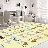 Algopix Similar Product 8 - RUGROOM Kids Rugs Oversized Play Rugs