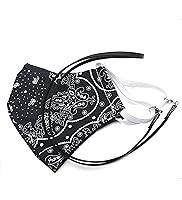 Algopix Similar Product 4 - Face Mask Holder Black Leather Suede