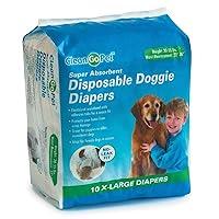 Algopix Similar Product 6 - Clean Go Pet Disposable Doggie Diapers