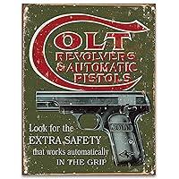 Algopix Similar Product 18 - Colt "Extra Safety Metal Sign