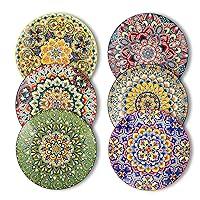 Algopix Similar Product 16 - LECOOICS Ceramic Dinner Plates Set of