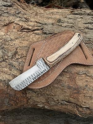 Handmade Damascus Knife with ColdLand's DIY Making Kit - NB119