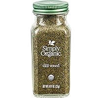 Algopix Similar Product 18 - Simply Organic Dill Weed Cut  Sifted