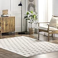 Algopix Similar Product 20 - nuLOOM LuLu Hand Woven Raised Dots Area