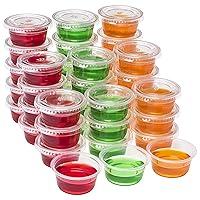 Algopix Similar Product 2 - DuraHome Plastic Portion Cups with Lids