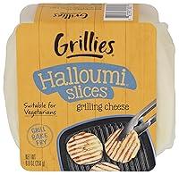 Algopix Similar Product 12 - Grillies Halloumi Cheese Precut Round
