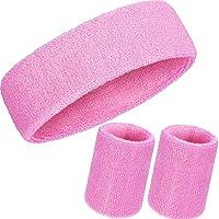 Algopix Similar Product 20 - Willbond 3 Pieces Sweatbands Set