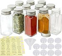 Algopix Similar Product 9 - Simple Houseware Spice Jars 4 Ounce