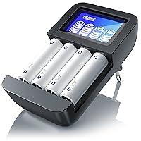 Algopix Similar Product 15 - LCD battery charger 4slot smart fast