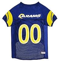 Algopix Similar Product 16 - NFL Los Angeles Rams Dog Jersey Size