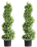 Algopix Similar Product 18 - 3Ft35inch Spiral Topiary Artificial