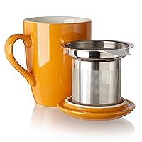 Algopix Similar Product 17 - Adagio Teas Porcelain Mug with Infuser