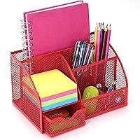 Algopix Similar Product 15 - Mesh Desk Organizer 5 Compartments
