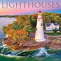 Algopix Similar Product 3 - Lighthouses 2025 12" x 12" Wall Calendar