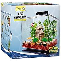 Algopix Similar Product 10 - Tetra LED Cube Shaped 3 Gallon Aquarium
