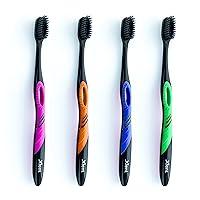 Algopix Similar Product 2 - Xlent Dental Activated Charcoal Bristle